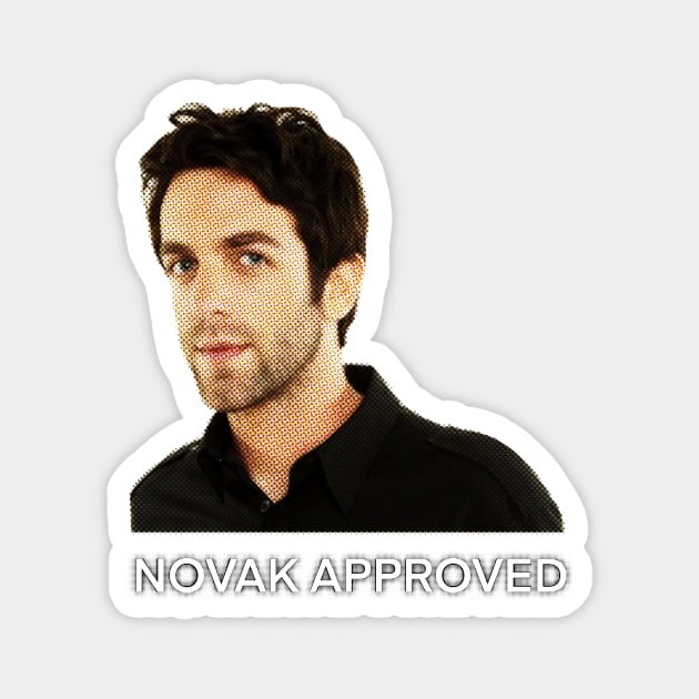 Funny BJ Novak Public Domain Image Tee Shirt - Novak Approved Magnet by Steph Calvert Art