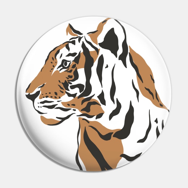 Tiger Pin by VintageHeroes