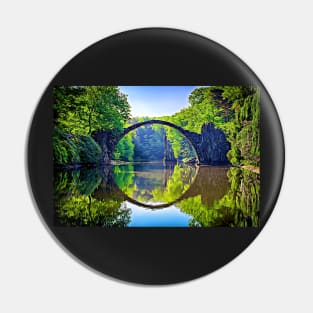 Gablenz Germany Devil's Bridge Rakotzbrucke Artistic Pin