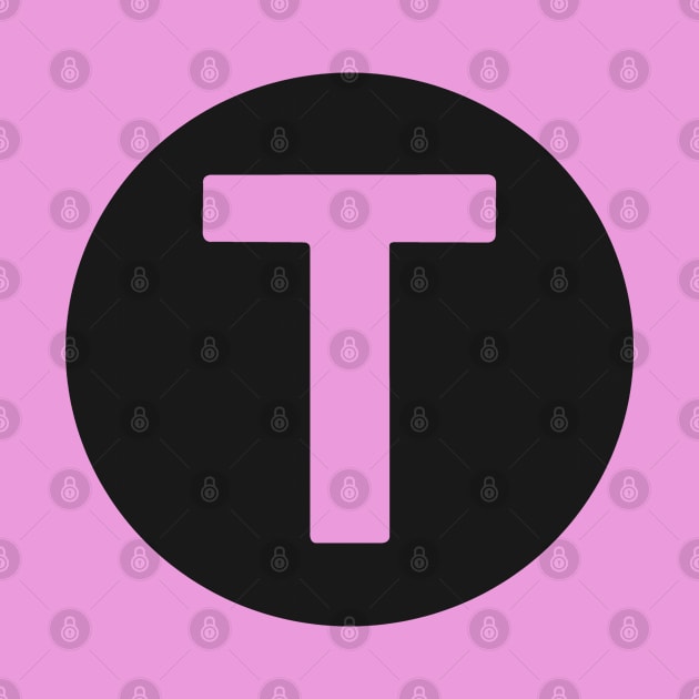 letter t pink by persa