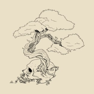 Bonsai Skull Ink T-Shirt