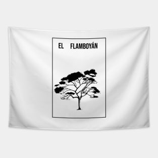 El Flamboyan - Black n White Tapestry