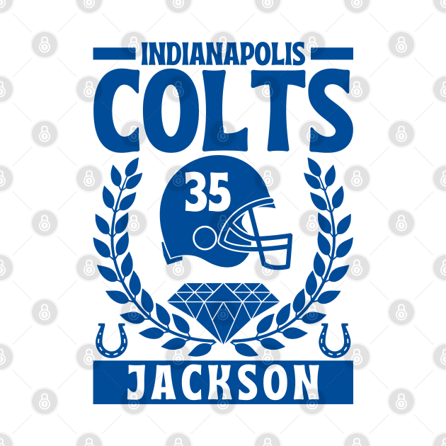 Indianapolis Colts Jackson 35 American Football by Astronaut.co