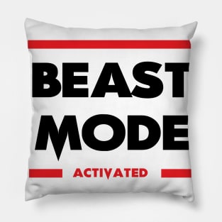 Beast Mode Activated Pillow