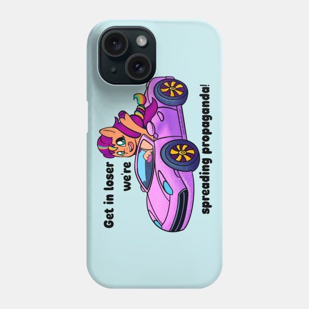 Sunny’s carpool Phone Case by AmyNewBlue