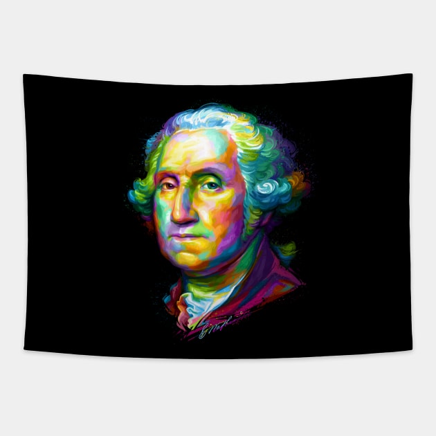 George Washington Tapestry by stonemask