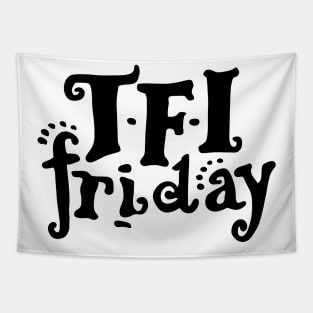 TFI Friday (black logo) Tapestry