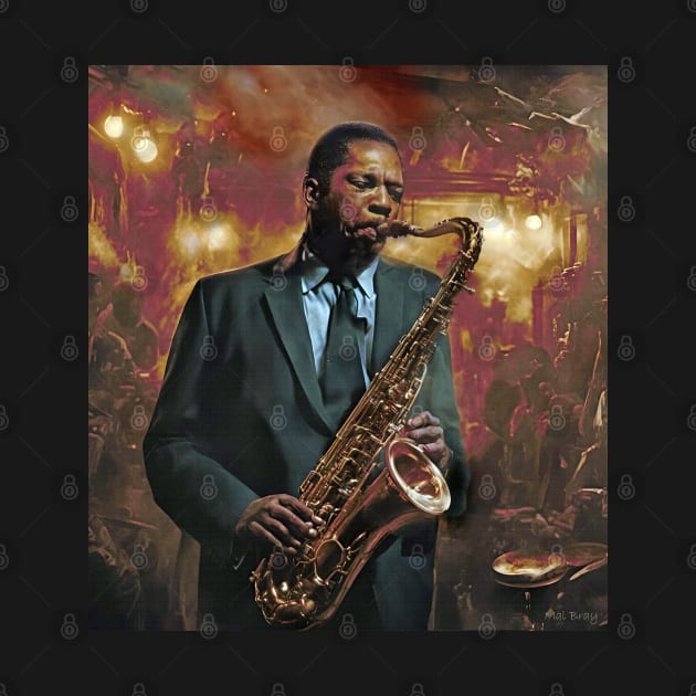 John Coltrane Live by IconsPopArt