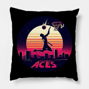 Las Vegas Aces basketball Pillow