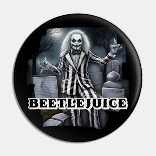 Beetlejuice Pin