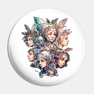 A Fanagle of Fairies Pin