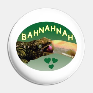 Muriel Loves Bahnahnah (green color) Pin