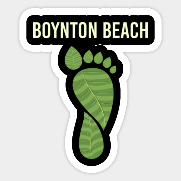 Foot Print Boynton Beach - Boynton Beach - Sticker ...