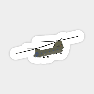 Military CH-47 Chinook Helicopter Magnet