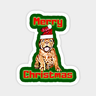 Dog Lovers christmas gift, christmas decorations, christmas ornaments design Magnet