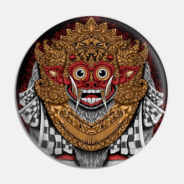 Barong Balinese Pin by Nekogama