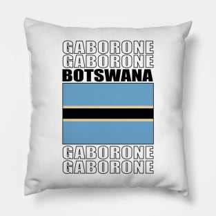 Flag of Botswana Pillow