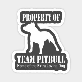 PROPERTY OF TEAM PITBULL Magnet