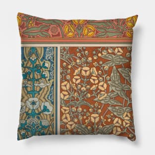 Vintage Flower Design Pillow