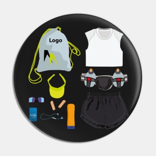 Running Accessories Stickers Pin