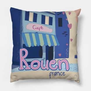 Rouen France Pillow