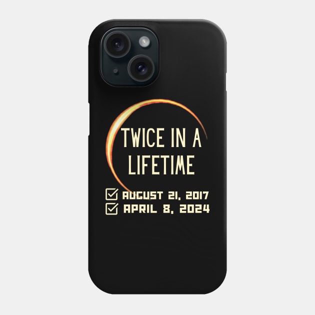 Solar-eclipse Phone Case by Little Quotes