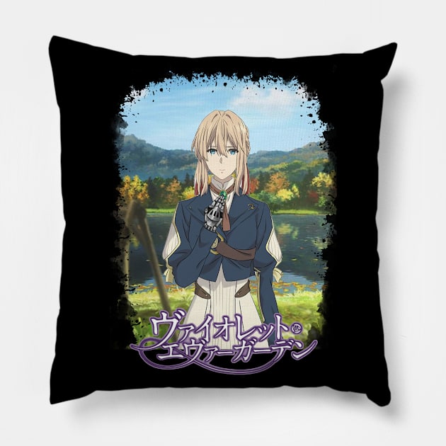 violet evergarden violet Pillow by Sparkledoom