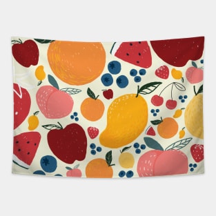 Fruits love heart Tapestry