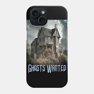 Ghost Wanted Haunted House Funny Halloween Design Phone Case