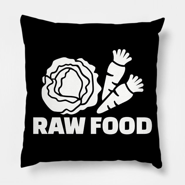 Raw food Pillow by Designzz