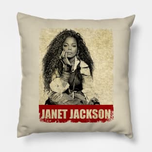 Janet Jackson - NEW RETRO STYLE Pillow