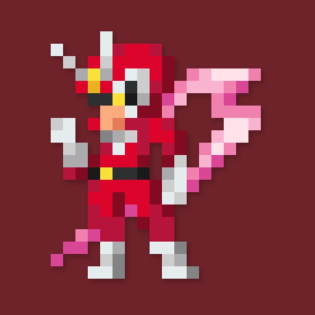 Viewtiful Joe low-res pixelart by JinnPixel