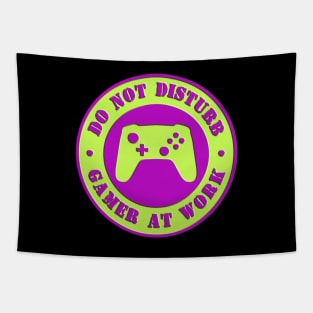 Do not disturb gamer at work Tapestry