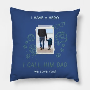 fathers day hero Pillow