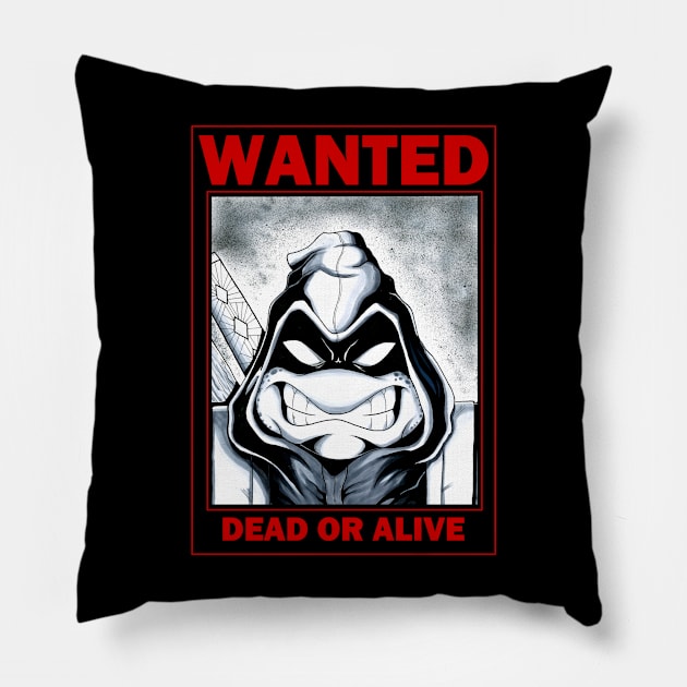 Wanted Last Ronin Turtle Pillow by nicitadesigns