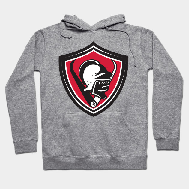 retro knight hoodie