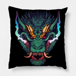 ONI (Green) Pillow