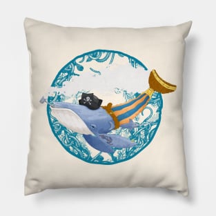 ballena Pirata Pillow