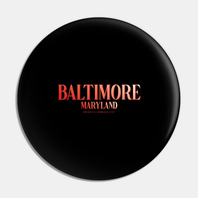 Baltimore Pin by zicococ