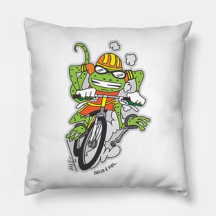 BICYCLE LIZARD Pillow