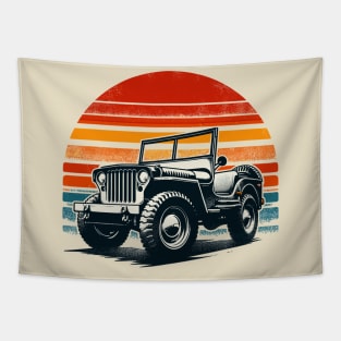 Willys Jeep Tapestry