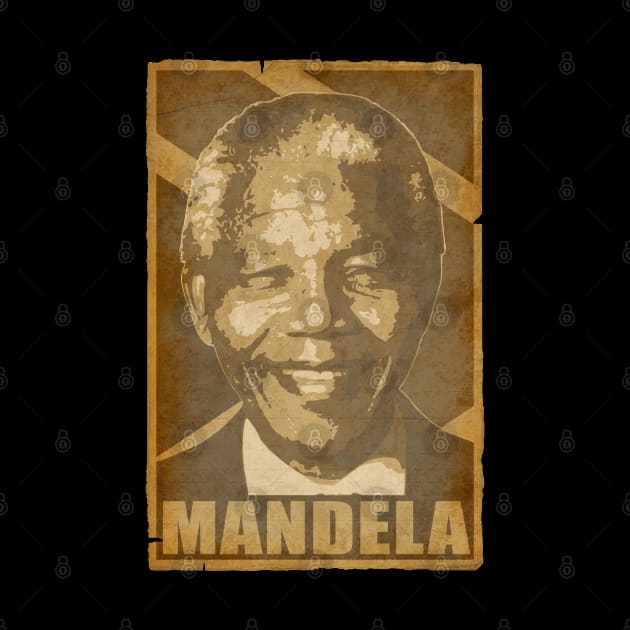 Nelson Nelson Mandela Propaganda Poster by Nerd_art