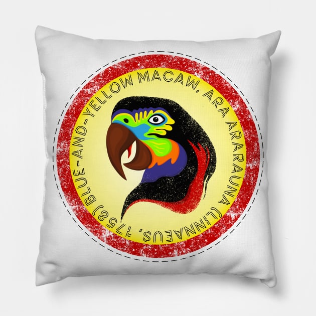 Parrot ARA Pillow by Frenzy Fox