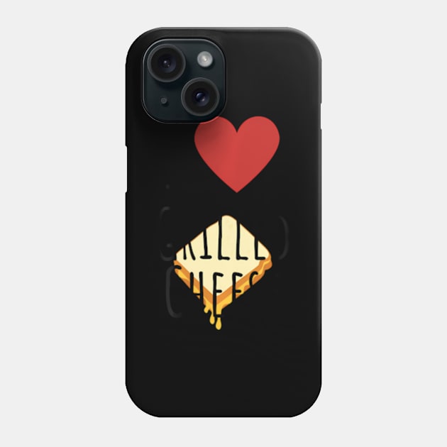 I Love Grilled Cheese Phone Case by SanJKaka