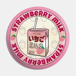 Vintage Strawberry Milk Pin