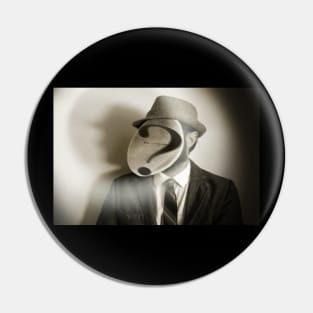 Dapper Mystery Man Pin