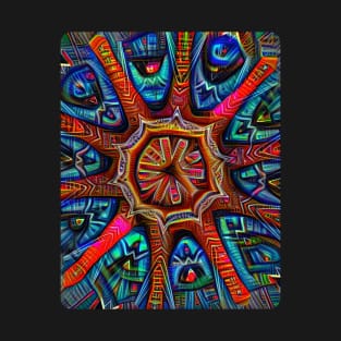 Trippy Abstract Psychedelic Design T-Shirt