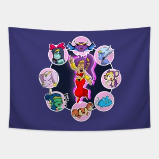 Shantae Half Genie Hero Tapestry