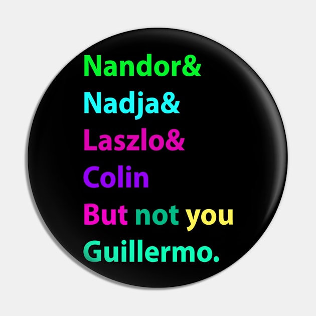 Nandor & Nadja & laszlo & Colin but not you guillermo. Pin by SBC PODCAST