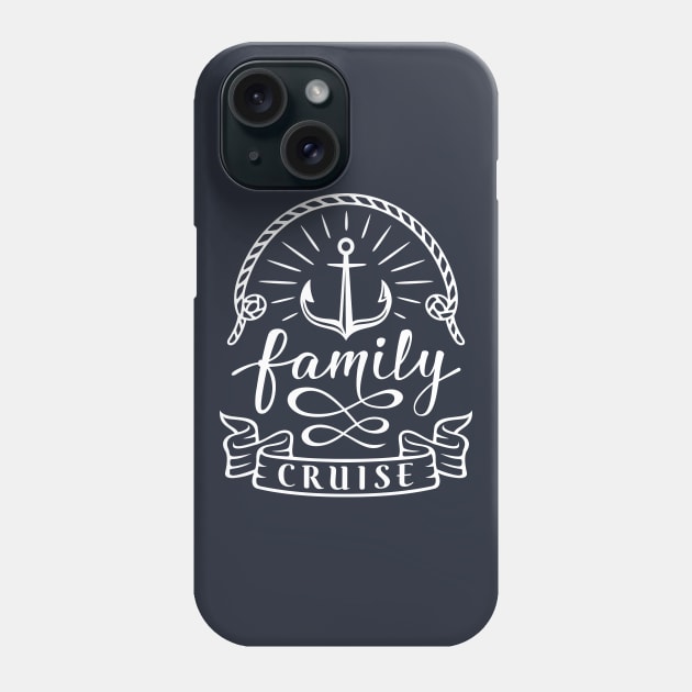 Family Cruise Ship Phone Case by Jerry After Young